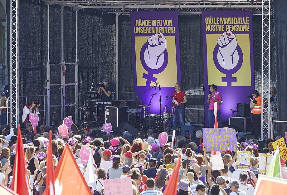 Manif du 18.09.2021 - discours de Vania Alleva