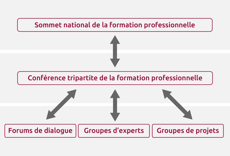 Systémisation de la structure de gouvernance de la formation professionnelle