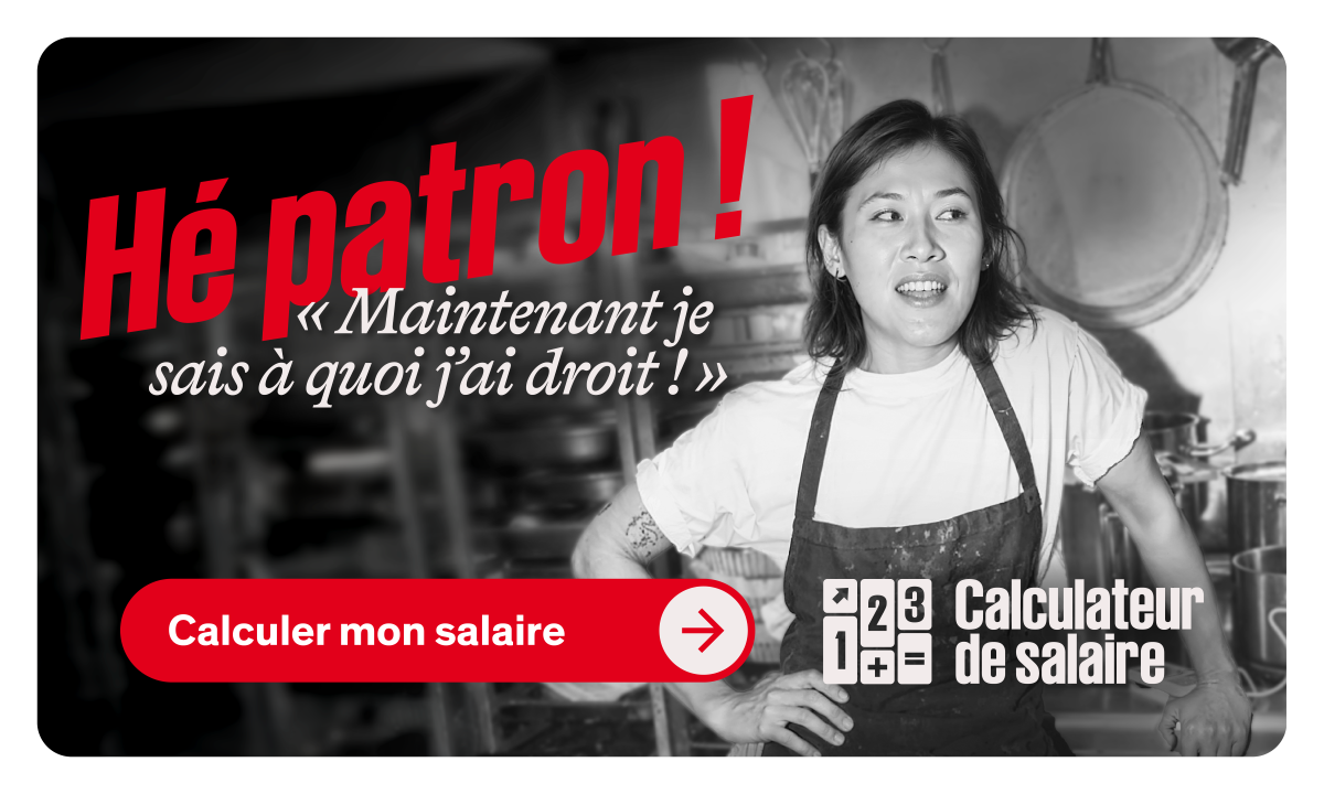 Hé patron, maintenant je sais à quoi j'ai droit !